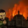 По заветам нацистов: киевский режим поджигает храм в Киево-Печерской лавре?