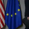 Две стратегии и единая цель Запада на украинском направлении (РИА Новости . Алексей Витвицкий / Президент США Дональд Трамп встретился с лидерами ЕС в Брюсселе) РИА Новости . Алексе…