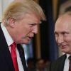 'Его не остановить' (Президент РФ Владимир Путин и президент США Дональд Трамп в перерыве рабочего заседания на саммите А…) Президент РФ Владими…