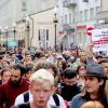 Нарисовали протестующих и задержанных. Фейк? (На фото: участники акции оппозиции на Арбате в поддержку незарегистрированных кандидатов на выборах …) На фото: участники а…