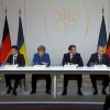 Совместная пресс-конференция по итогам встречи в 'нормандском формате'