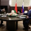 OSW (Польша): провал российско-белорусского саммита (Президент РФ В. Путин провел переговоры с президентом Белоруссии А. Лукашенко в Сочи | © РИА Новости…) Президент РФ В. Пути…