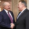 Америка подставило плечо Лукашенко в нефтяной войне с Кремлем (На фото: президент Белоруссии Александр Лукашенко и госсекретарь США Майк Помпео (слева направо) во …) На фото: президент Б…
