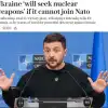 'Как ядерное оружие помогло бы Украине в Крыму?' The Telegraph об отчаянном шантаже Зеленского